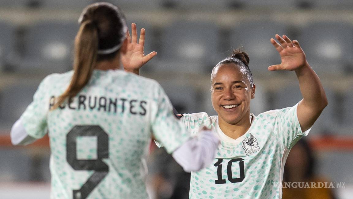 Potente Selección Mexicana Femenil se redime con goleada de 6-0 sobre Trinidad y Tobago