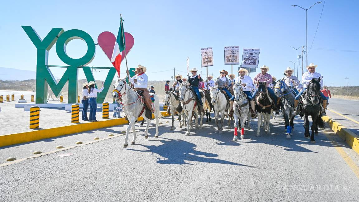 Monclova: con más de 800 jinetes, la Cabalgata de El Oro celebró su 90° aniversario con éxito