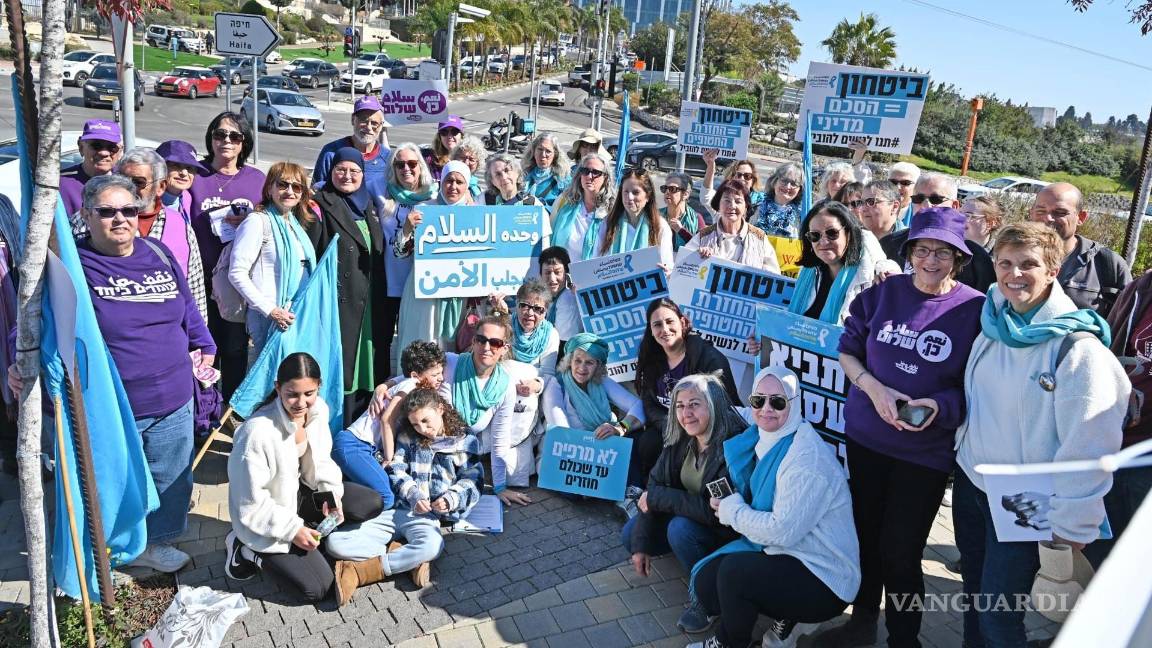 $!Imagen de una manifestación facilitada por la organización de mujeres más importante en Israel creada en 2014.
