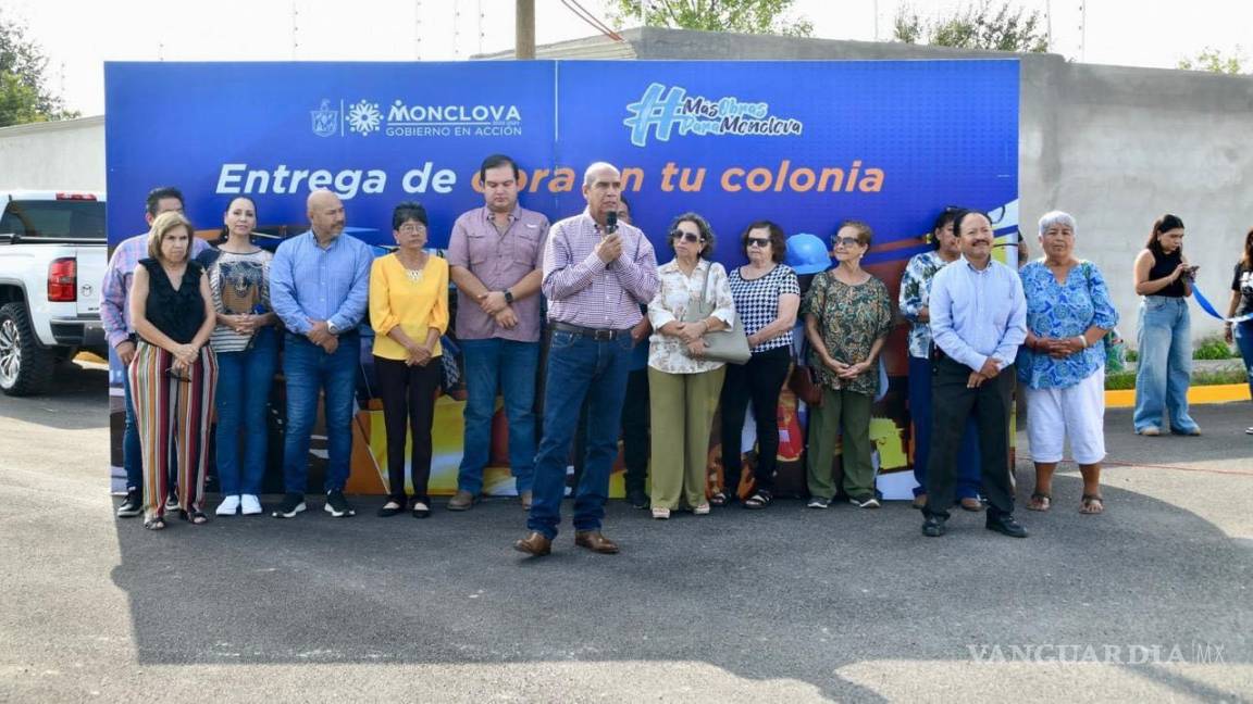 Entrega obra Alcalde de Monclova en Bordo Pánuco, planea inaugurar 3 diarias