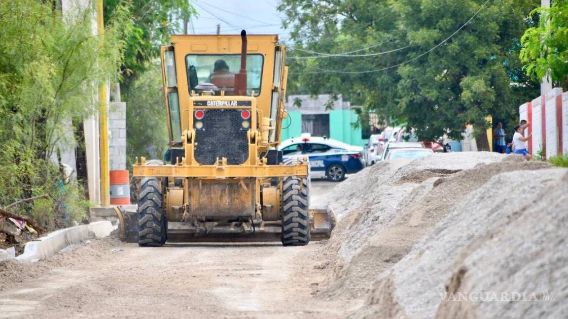 Con una inversión de 17 mdp, dan banderazo a pavimentación en colonia de Monclova