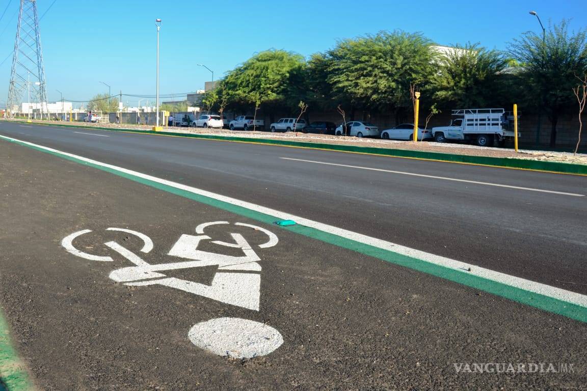 $!Entrega Jorge Zermeño trotapista y ciclovía sobre bulevar Las Quintas