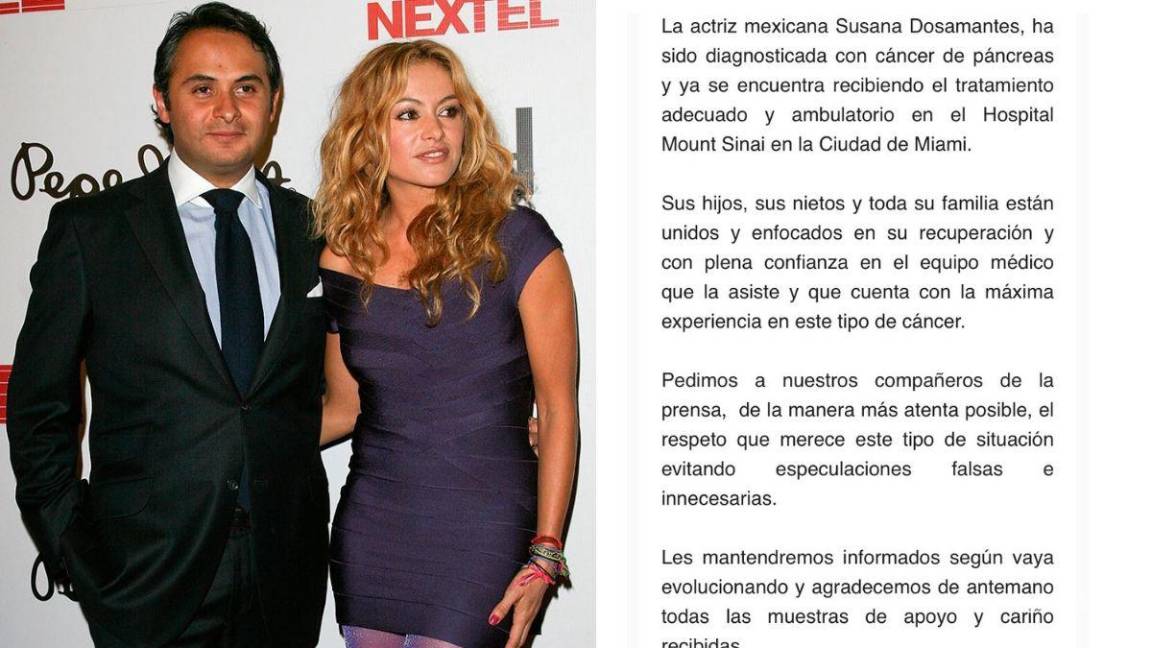 $!Enrique Rubio, hermano de Paulina Rubio, emitió el comunicado sobre la salud de Susana Dosamantes.