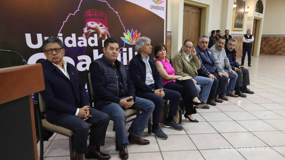 Pide ‘Unidos’ candidato único contra Morena; llama a alianza entre PRI, PAN, PRD y MC