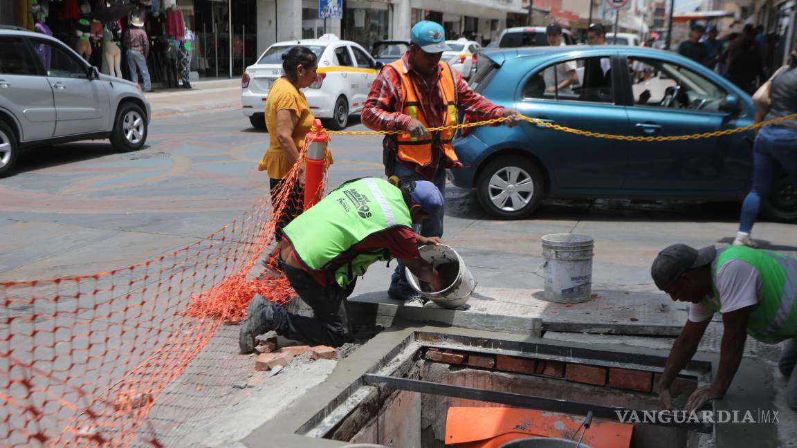 Rehabilitan en Saltillo infraestructura urbana
