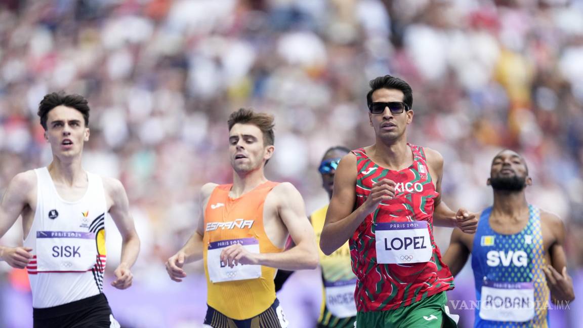 Mexicano Tonatiú López alcanza la Semifinal de 800 metros en París 2024