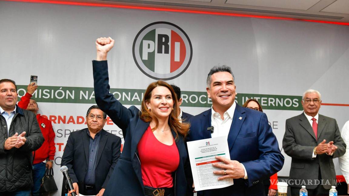 Avalan candidaturas de ‘Alito’ Moreno y Lorena Piñón para renovación de dirigencia del PRI