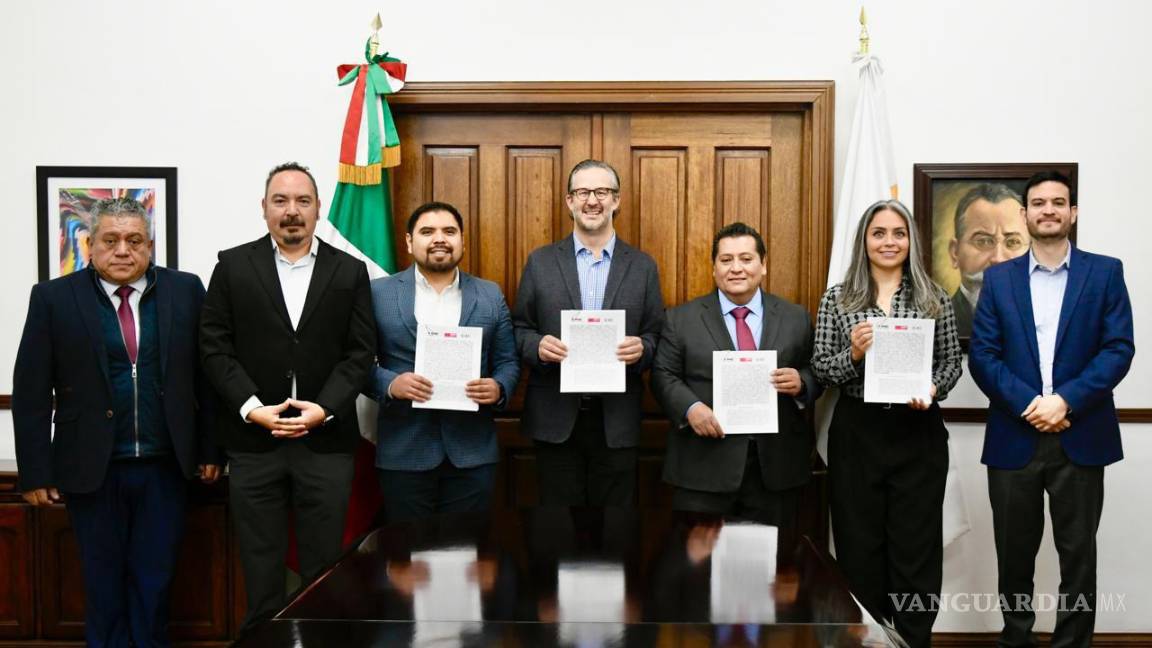 Firma convenio Gobierno de Coahuila con INE y IEC para elecciones extraordinarias de este año