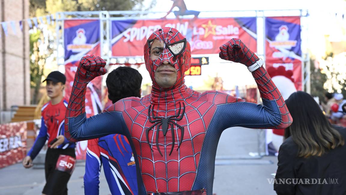 $!Más de 1,600 corredores participaron en la Spider Run-La Salle 2026 en Saltillo.