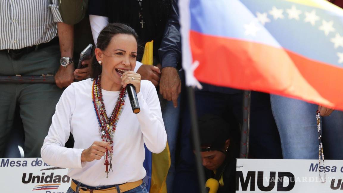 Rechaza la opositora María Corina Machado que se hagan nuevas elecciones en Venezuela; resultado ‘no es negociable’, dice