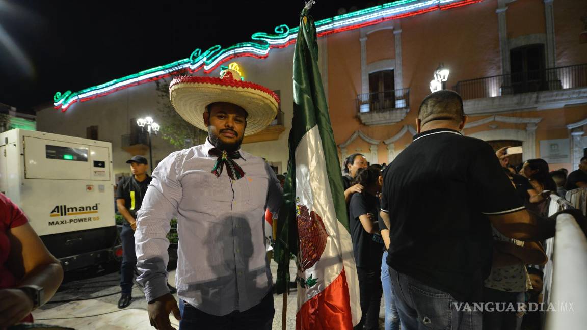$!Da Riquelme su último grito de independencia como gobernador: ‘¡Viva la unidad de los mexicanos!’