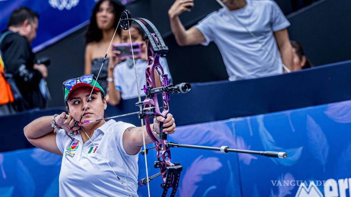 $!La competidora coahuilense demostró su eficacia y destreza en el encuentro.