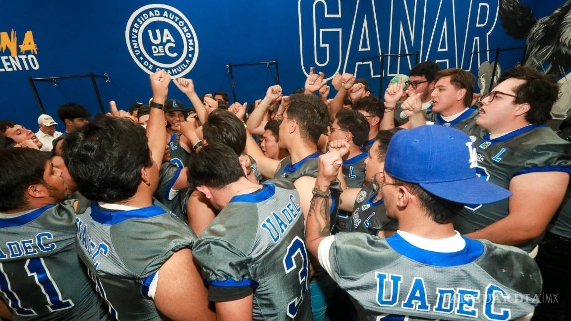 $!Jugadores y cuerpo técnico de Lobos de la UAdeC ya cuentan con un nuevo espacio de entrenamiento en Saltillo, pensado para apuntalar su desarrollo en el futbol americano universitario.