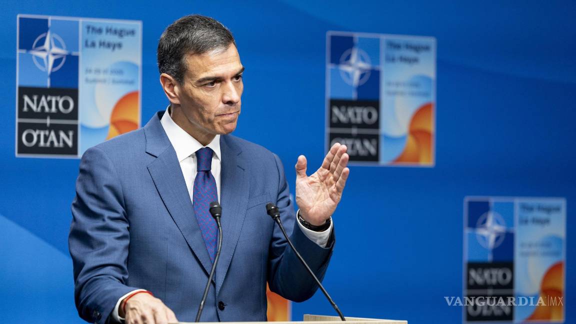 $!Pedro Sánchez, presidente del Gobierno español, confirmó que su país no va a gastar más del 2.1 % de su PIB.