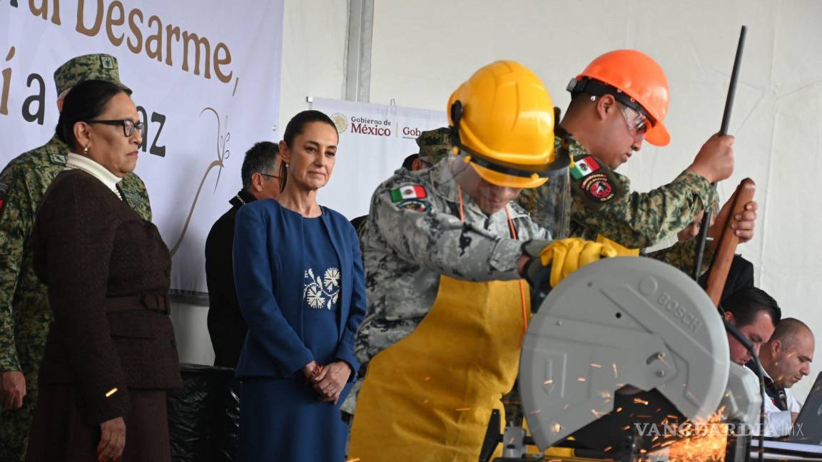 ‘Sí al Desarme, Sí a la Paz’: Reportan entrega de 275 armas a cambio de más de 1.5 millones de pesos