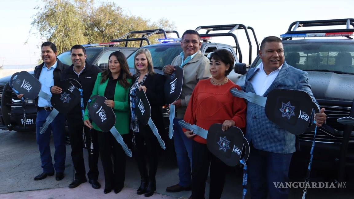 17 municipios de Coahuila reciben nuevas patrullas para fortalecer la seguridad