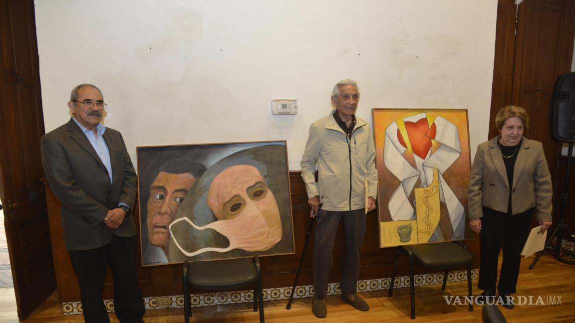 Dona Eloy Cerecero obra reciente al acervo artístico de Coahuila