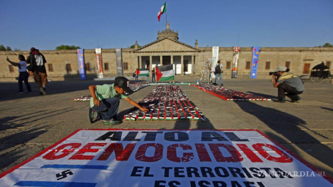 A un año de la guerra en Gaza, mexicanos solicitan a Claudia Sheinbaum romper relaciones con Israel