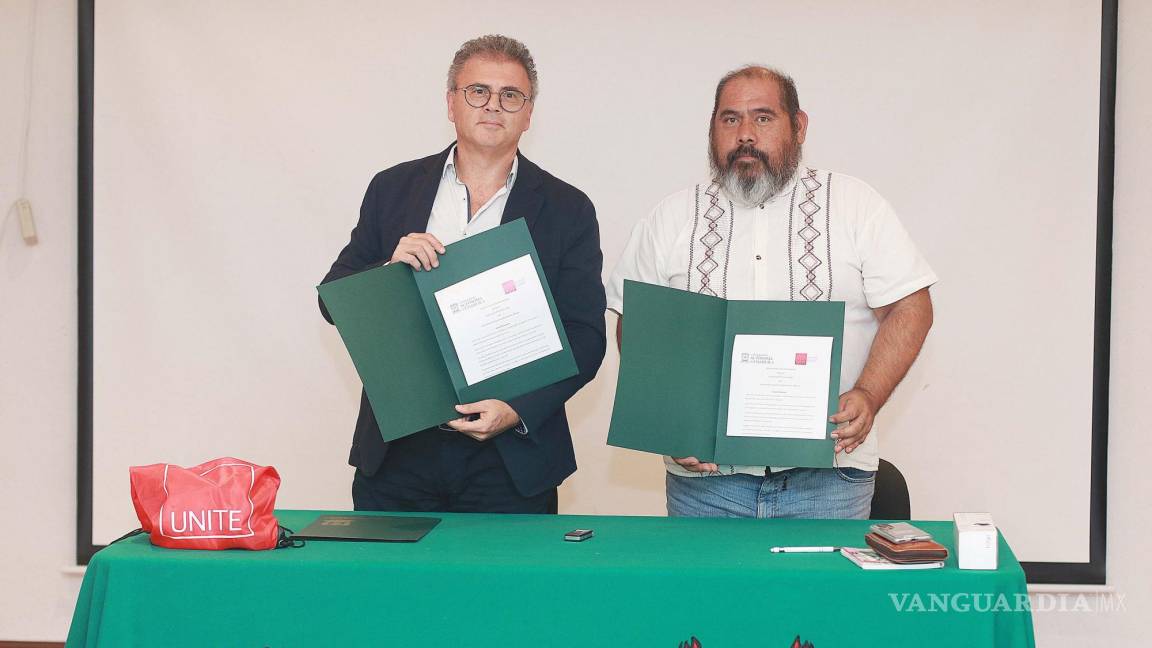 Firma Universidad Autónoma de Coahuila acuerdo de colaboración con universidad italiana