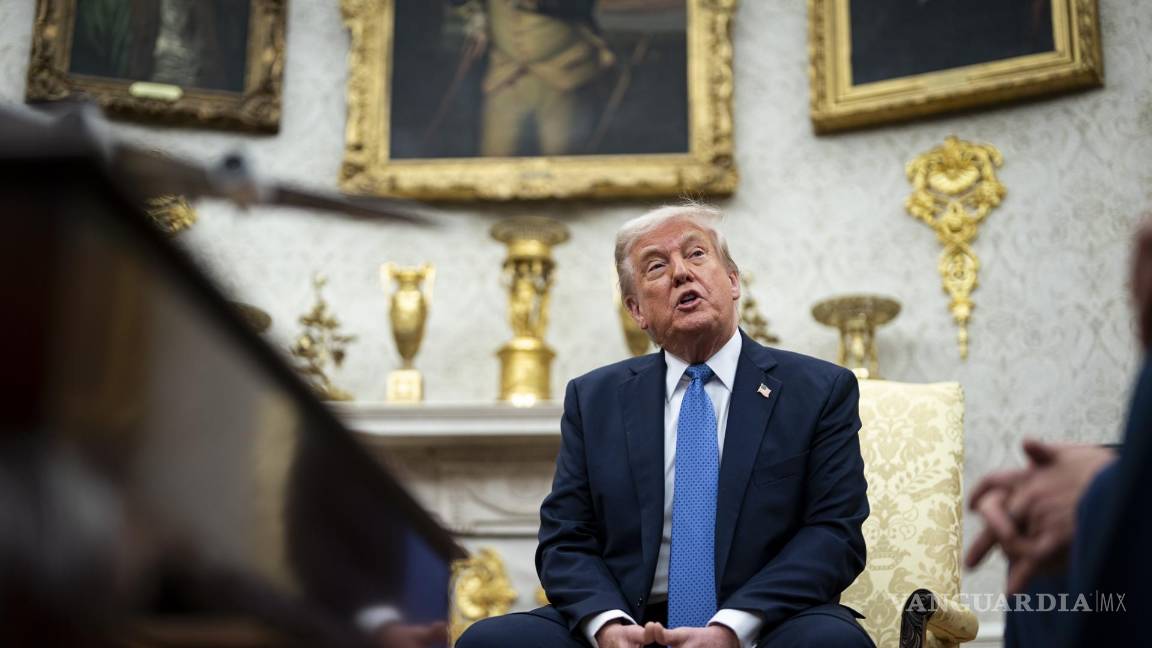 $!Donald Trump añadió que no le importaría ser recordado como el presidente que “expandió el territorio estadounidense”.