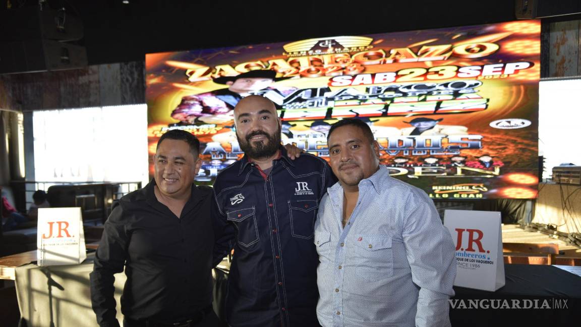 $!Saltillo, Coah. Mex. 18 de septiembre del 2023 Rueda de prensa para anunciar el concierto de Marco Flores el próximo sábado 23 de septiembre