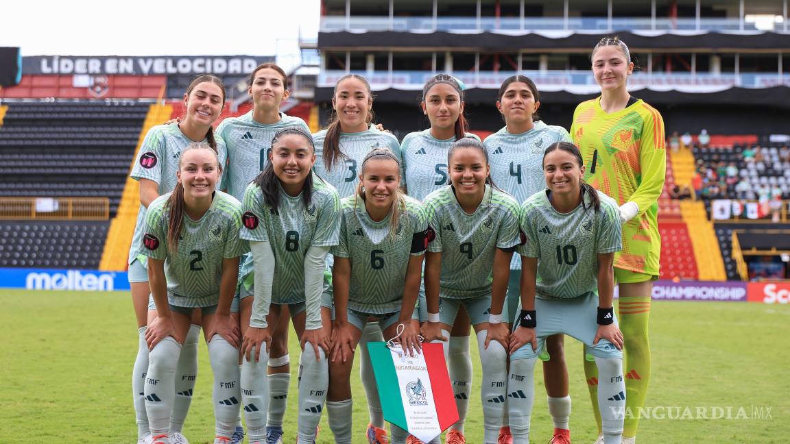 México debuta con autoridad en el Premundial Sub-20: goleada 6-0 sobre Nicaragua