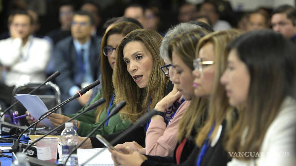 $!La juez de Distrito, Claudia Hurtado (c), durante una audiencia de la CIDH en la sede del organismo en Washington.