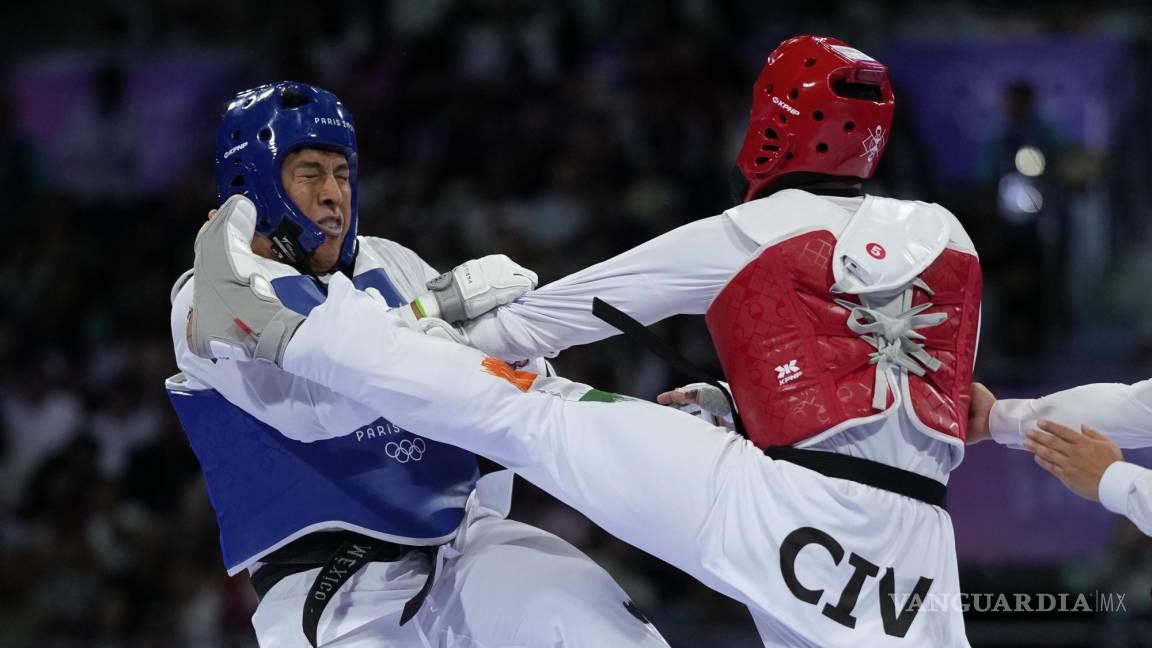 Carlos Sansores pierde el bronce en TKD tras caer ante Costa de Marfil en París 2024