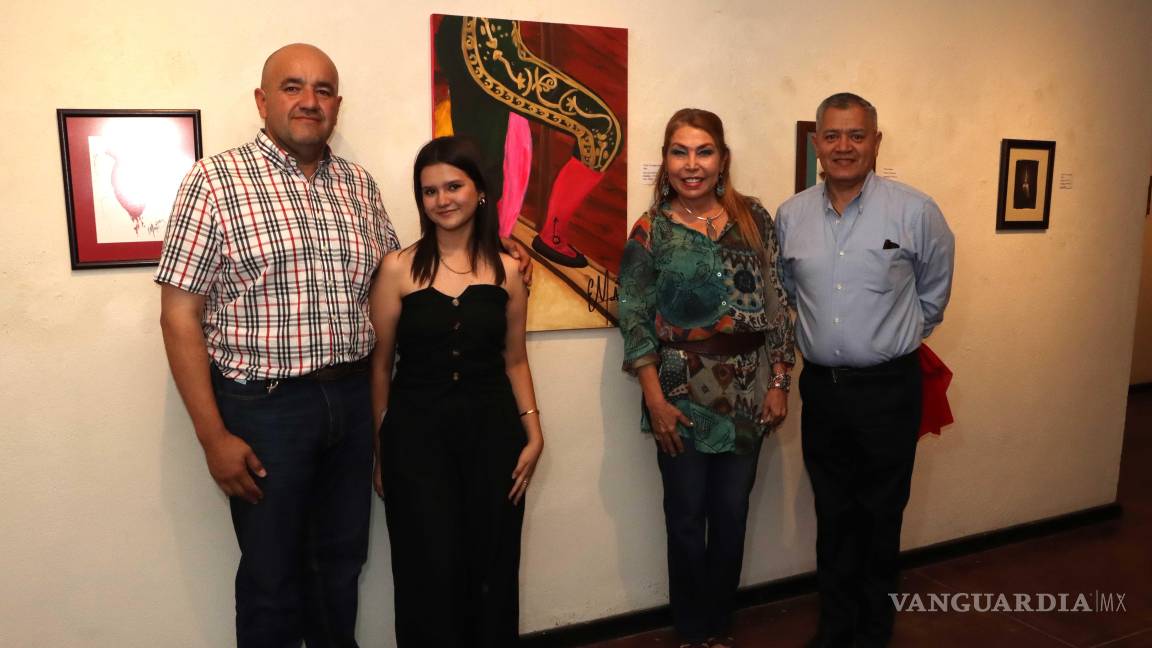 Joven de 14 años inaugura exposición de arte en el Museo de la Cultura Taurina