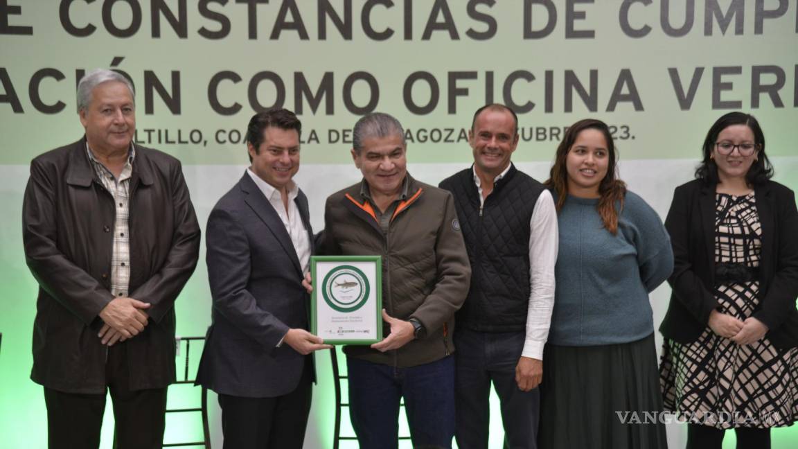 Más de 300 mdp ahorrados con el programa Oficinas Verdes en Coahuila