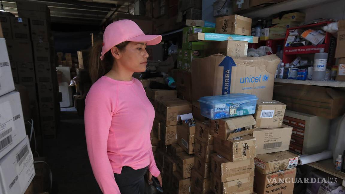 $!La encargada del albergue La tierra de oro, Julia Luciana, en Ciudad Juárez, Chihuahua (México).