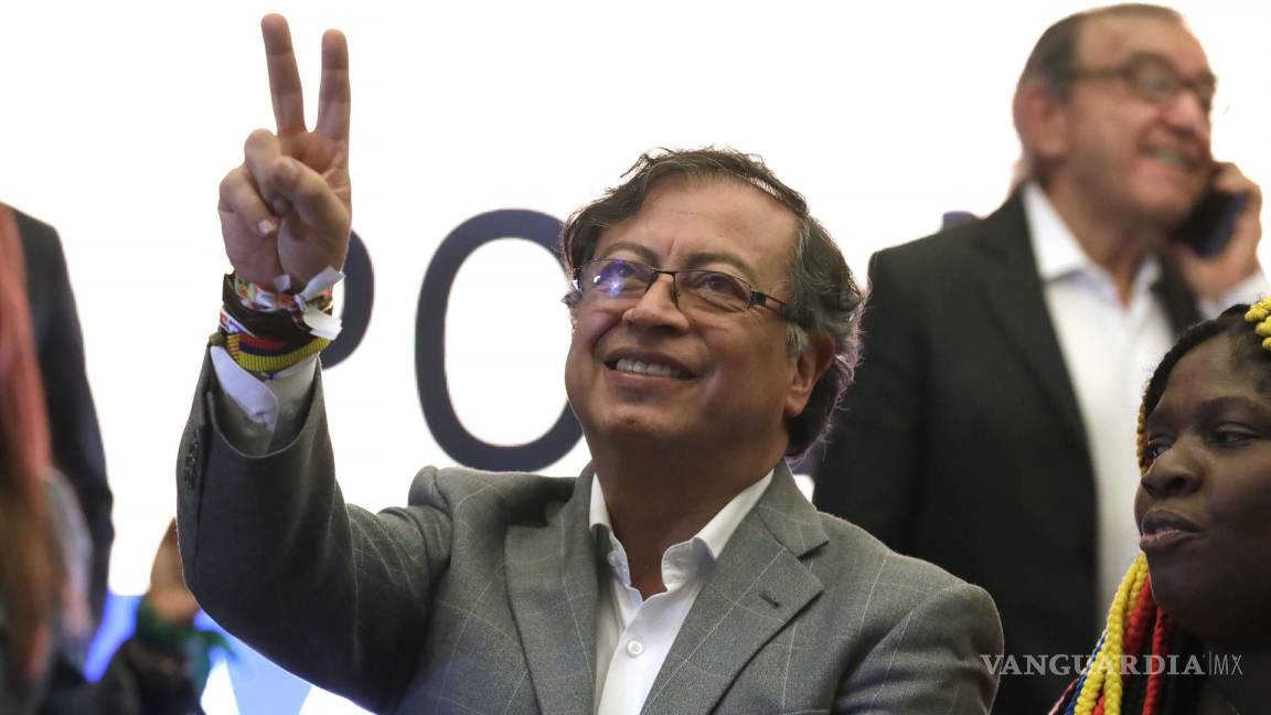 $!El candidato presidencial colombiano Gustavo Petro, de la coalición Pacto Histórico, en Bogotá, Colombia.
