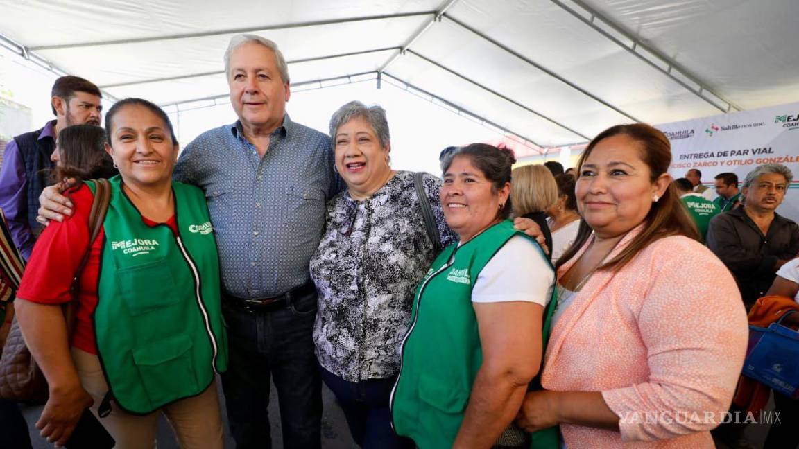 $!Los vecinos agradecieron la inversión en la obra que beneficiará a miles de habitantes del oriente de la ciudad.