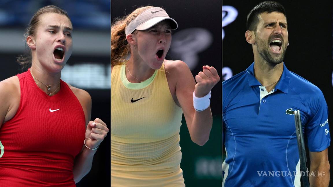 Sabalenka, Djokovic y Andreeva ‘dan cátedra’ en el Australia Open