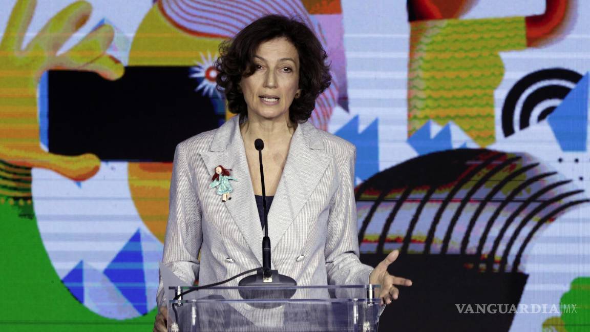 $!La Directora General de la UNESCO, Audrey Azoulay durante la inauguración de la 31ª Conferencia del Día Mundial de la Libertad de Prensa, en Santiago (Chile).
