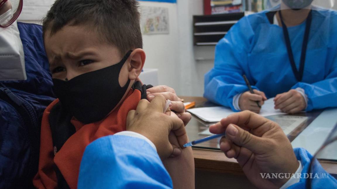 Solicitan vacuna el 17% de la población de Coahuila entre 5 a 11 años de edad