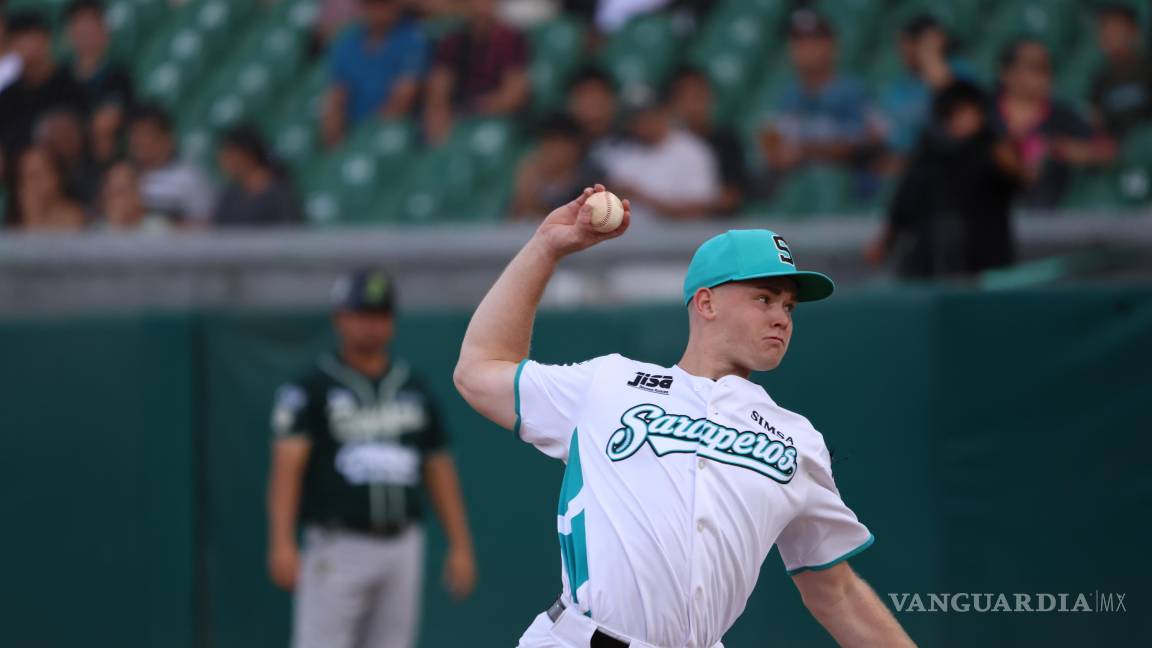 $!En esta ocasión, el pitcheo de Saraperos no lució como en otros partidos, pero hubo buenos destellos que mantuvieron los ceros en el juego.