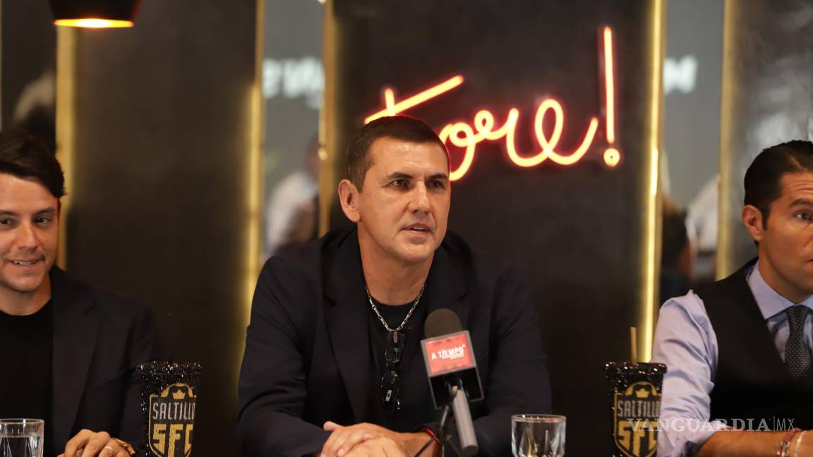 $!El exdelantero y centrocampista, aseguró que el fútbol es lo suyo y que está en Saltillo para poner toda su experiencia sobre el club.