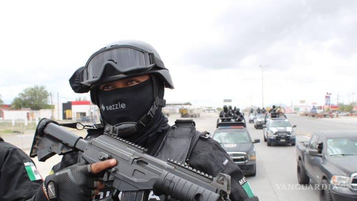 $!Bien armados se vieron los equipos de seguridad desplegados.