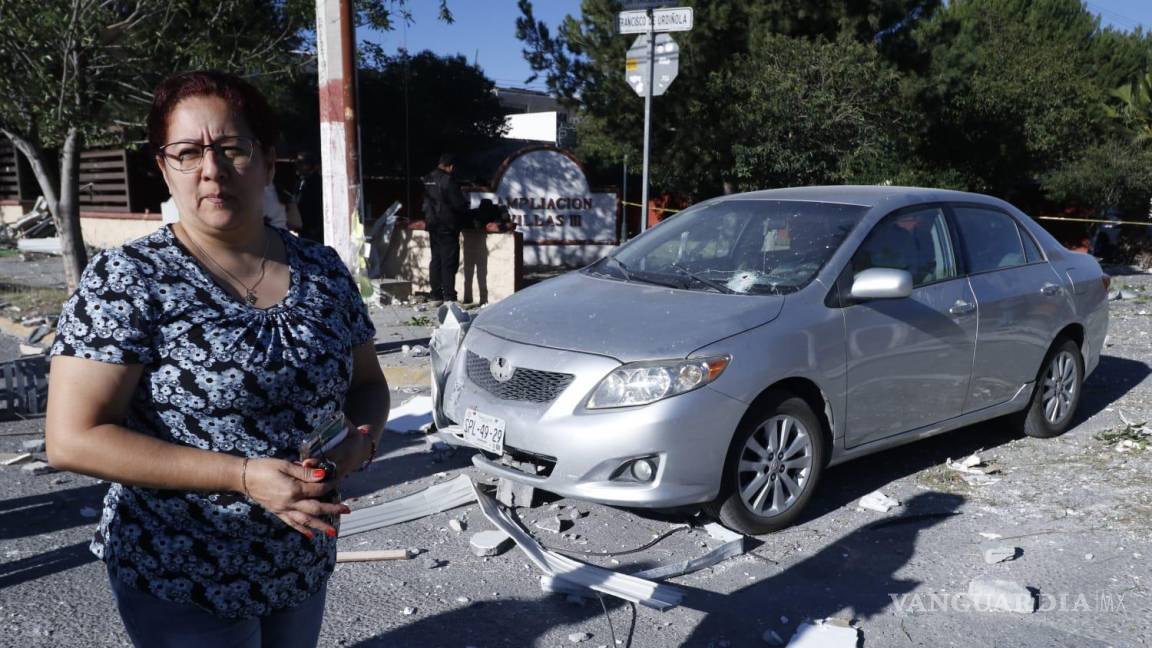 “Creímos que era una bomba”: vecinos de Villas de San Lorenzo, en Saltillo, tras explosión