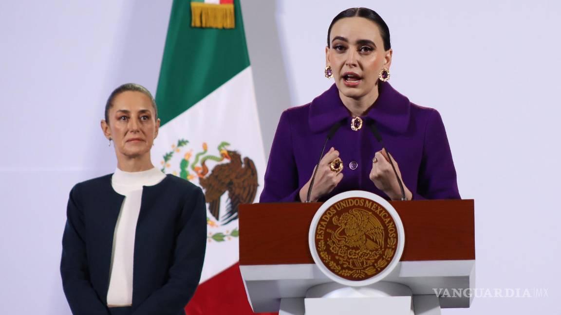 $!La empresaria Altagracia Gómez Sierra anunció en la conferencia matutina de este miércoles el plan que se tiene en materia aeroespacial.