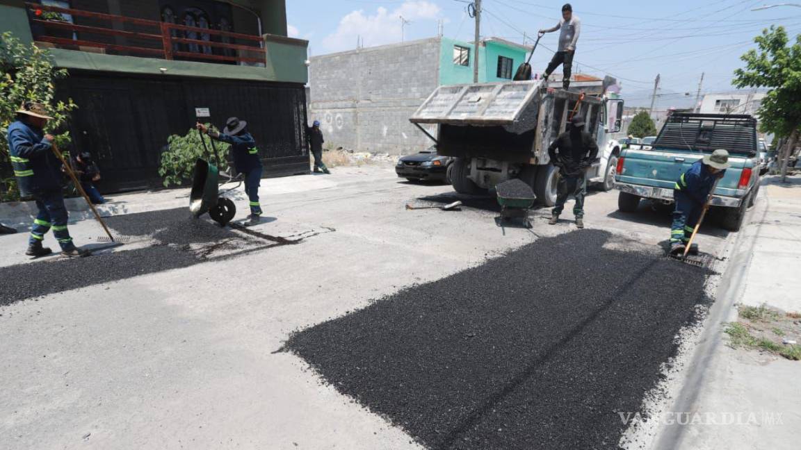 En lo que va del año han sido tapados 150 mil baches en Saltillo