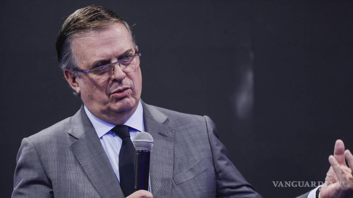 $!El secretario de Economía, Marcelo Ebrard.. La Casa Blanca anuncia que los productos de Canadá y México que las importaciones que cumplan con el T-MEC pueden seguir entrando a Estados Unidos libres de aranceles.