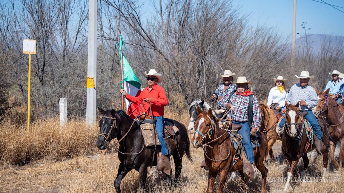 Con cabalgata y convivencia Castaños honra al ejido El Márquez en su 95 aniversario