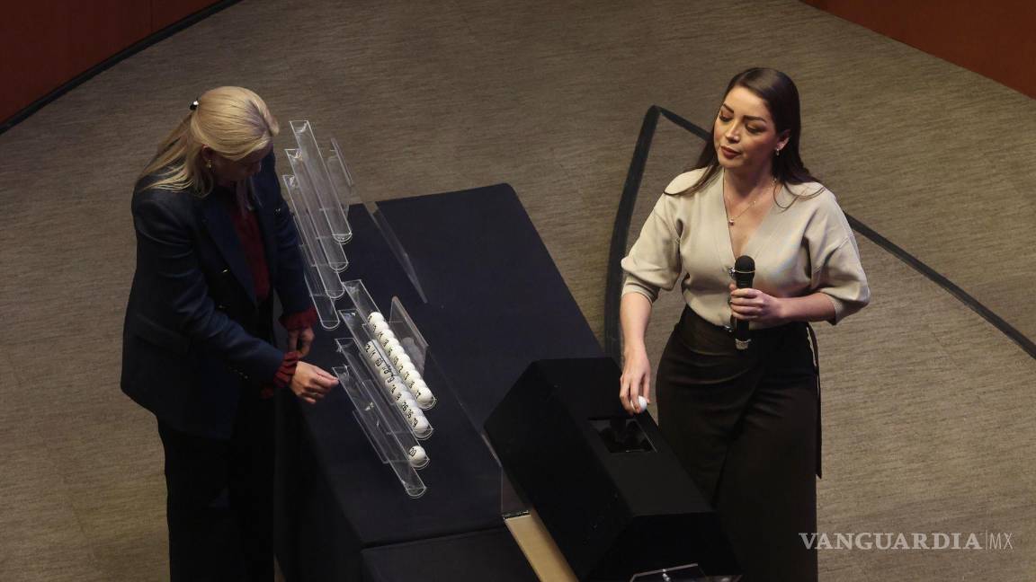 $!Sesión ordinaria del pleno de la Cámara de Senadores durante el proceso público de insaculación.