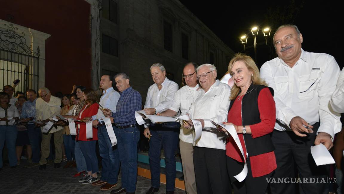 Inauguran Paseo Capital, el nuevo sello del Centro Histórico de Saltillo