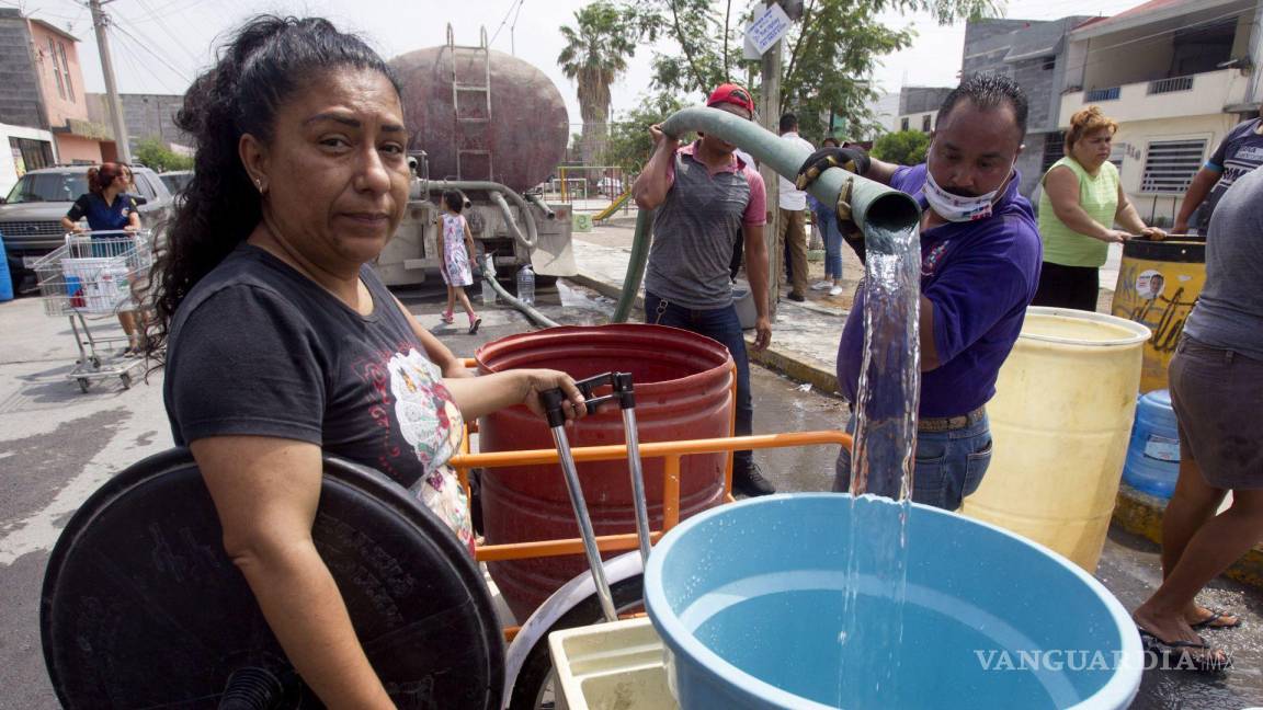 Escasez de agua en NL: medida extrema hará que la Zona Metropolitana de Monterrey tenga agua sólo 6 horas diarias