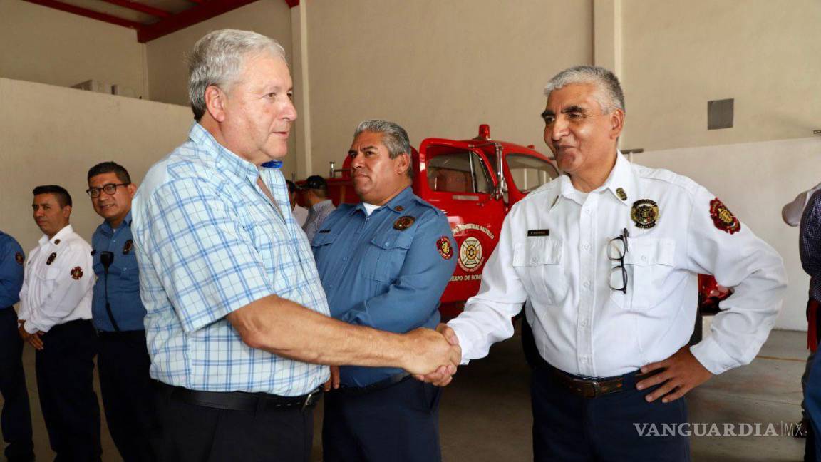 $!De los mejores cuerpos de Bomberos del país, el de Saltillo: Chema Fraustro