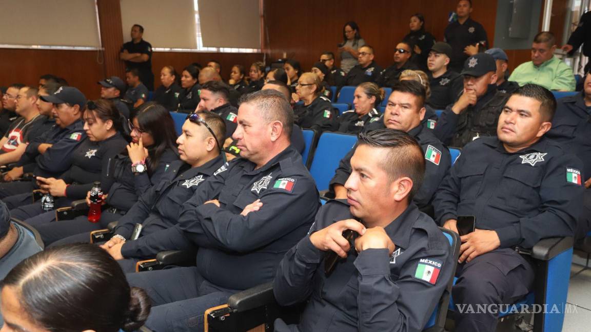 Capacitación en derechos humanos para policías de Saltillo