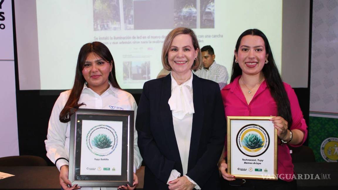 Reconoce Secretaría del Medio Ambiente de Coahuila a TUPY como Oficina Verde